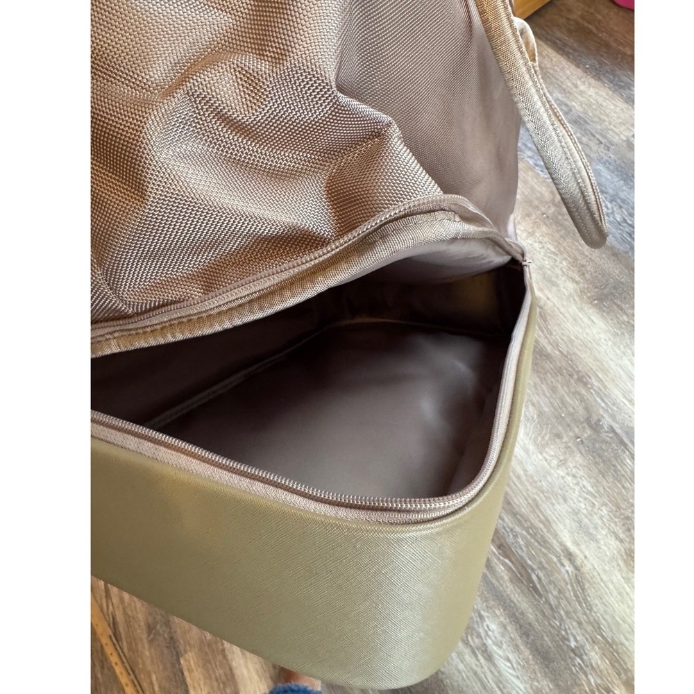 SwissGear Weekender Travel Tote Bag with Shoe Compartment Tan - Carmel NEW - Picture 10 of 15